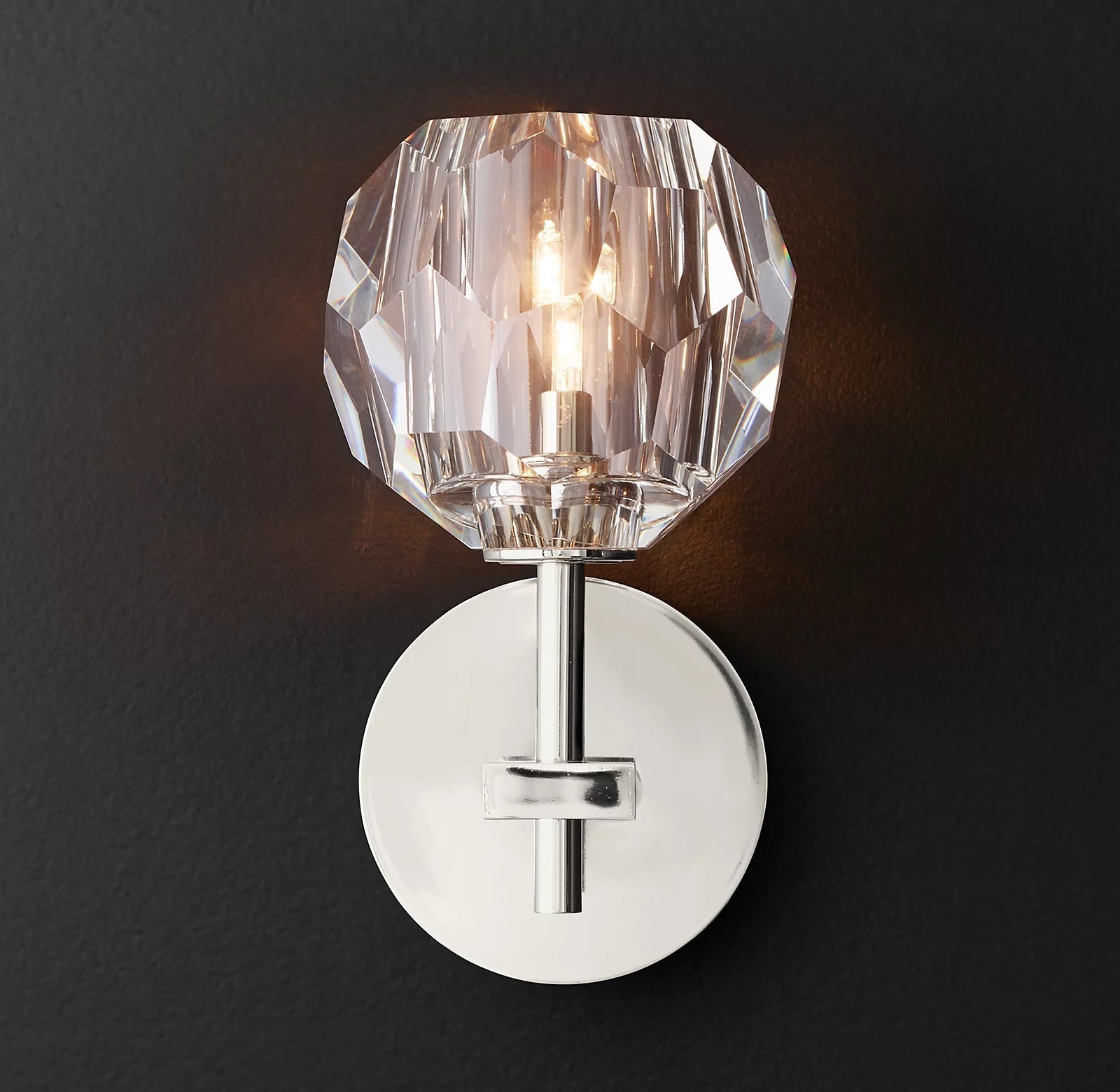 Boule de Cristal Glass Wall Sconce
