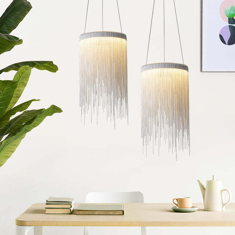 Tassels Round Mini Pendant