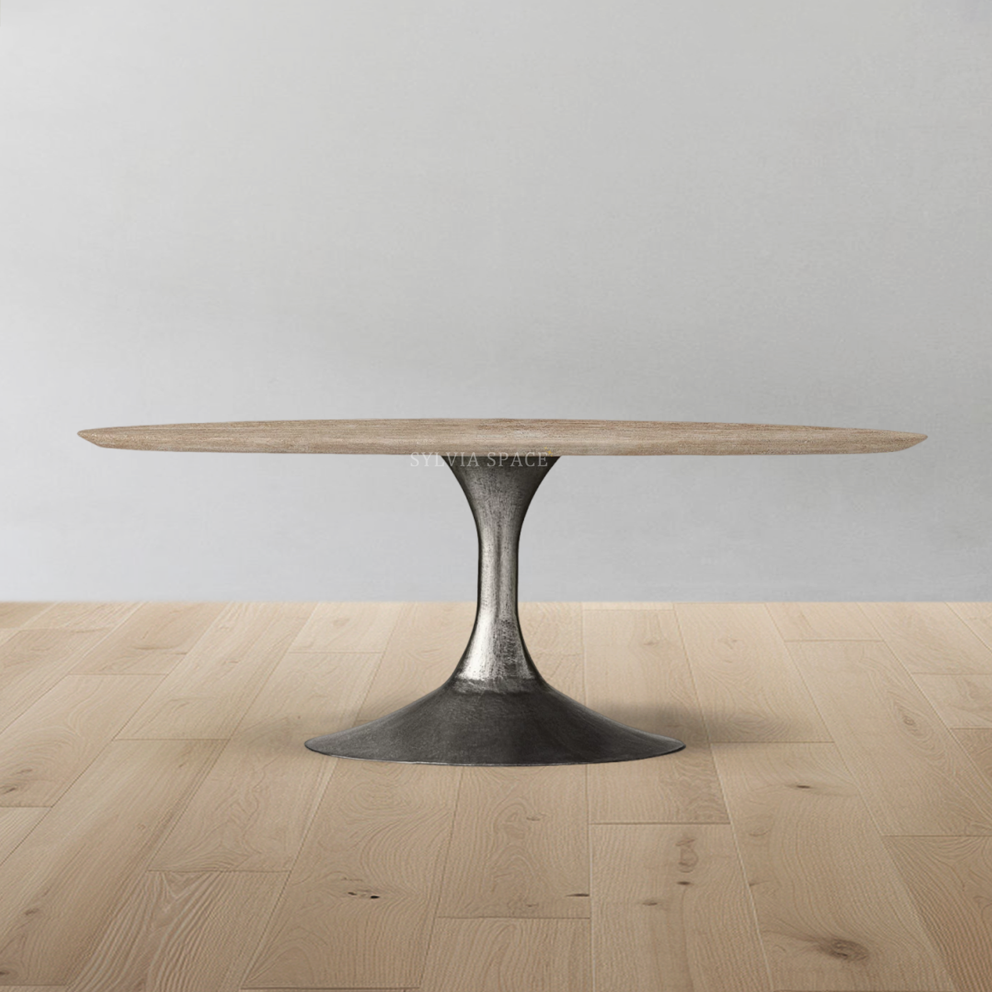 Aero Stone Oval Dining Table