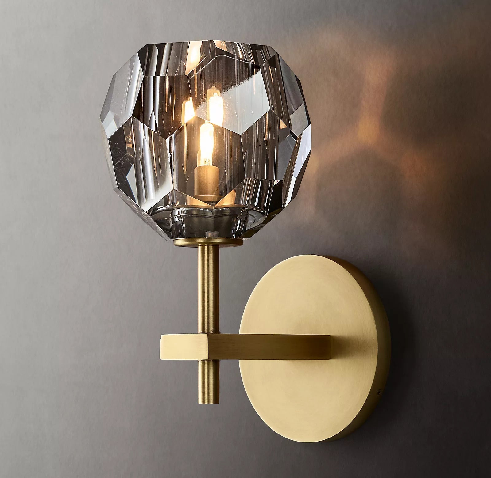 Boule de Cristal Glass Wall Sconce