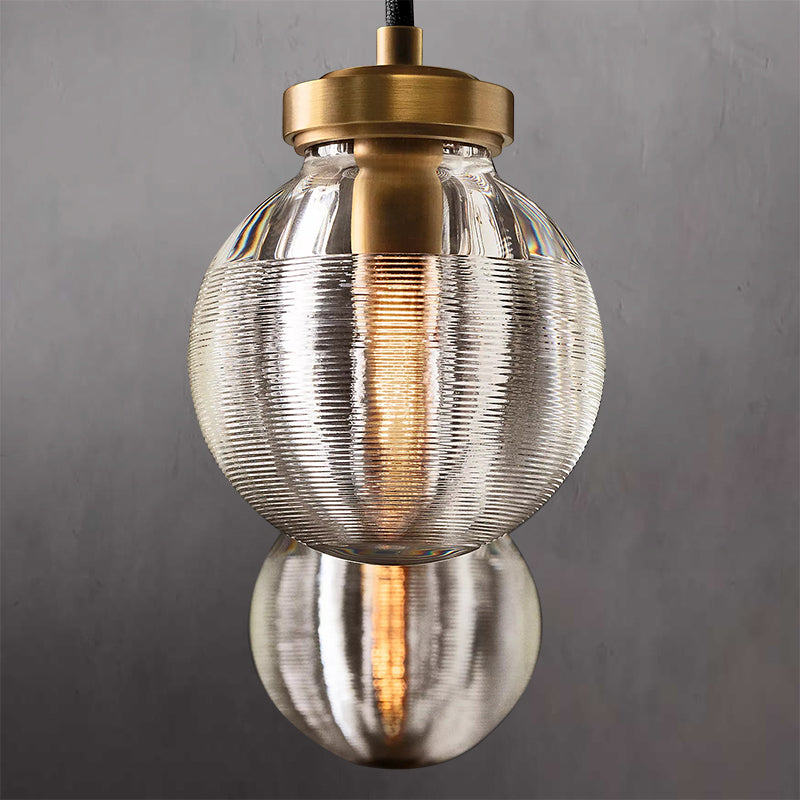 Pearl Ball Long Chandelier 72"
