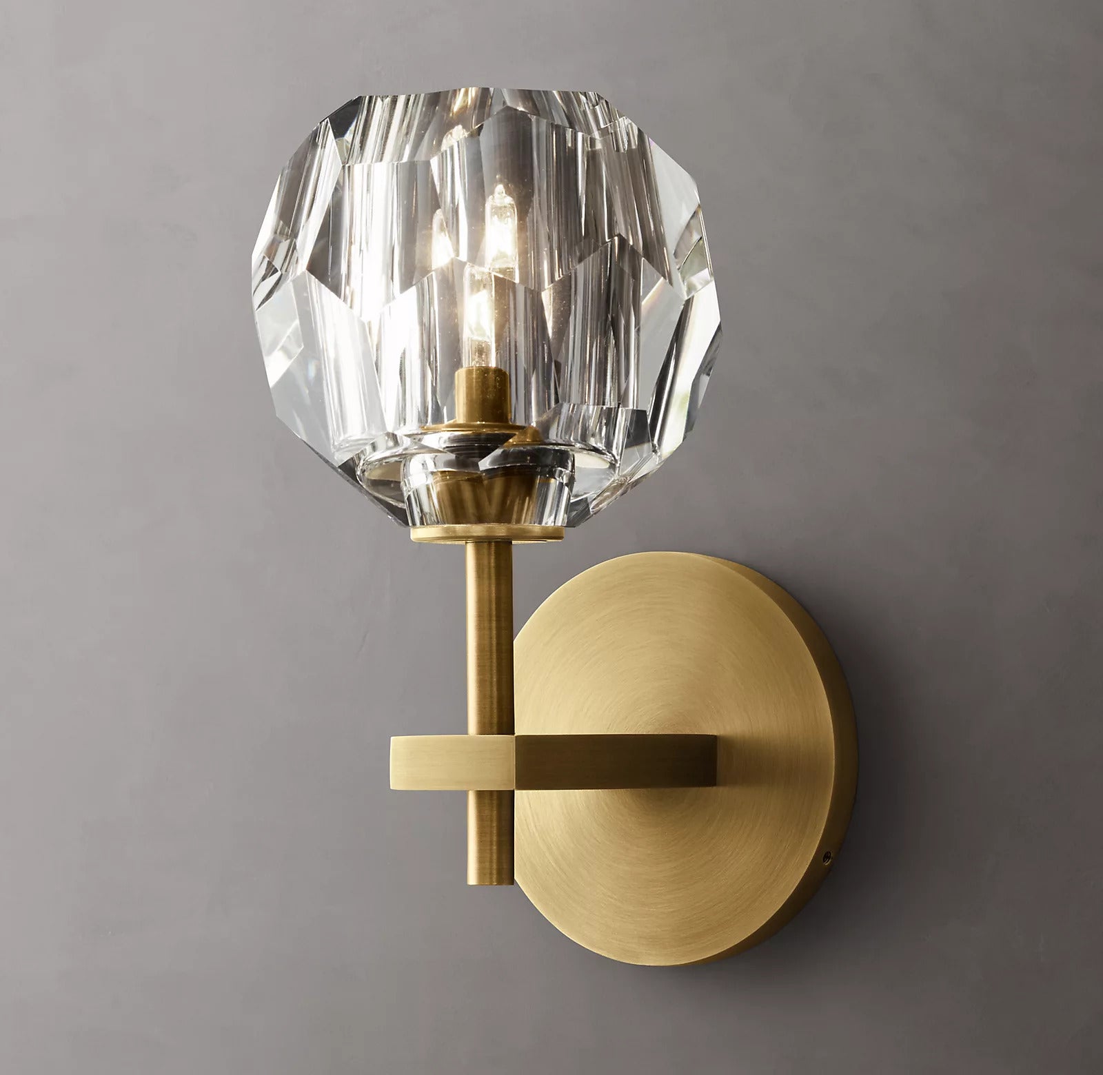 Boule de Cristal Glass Wall Sconce