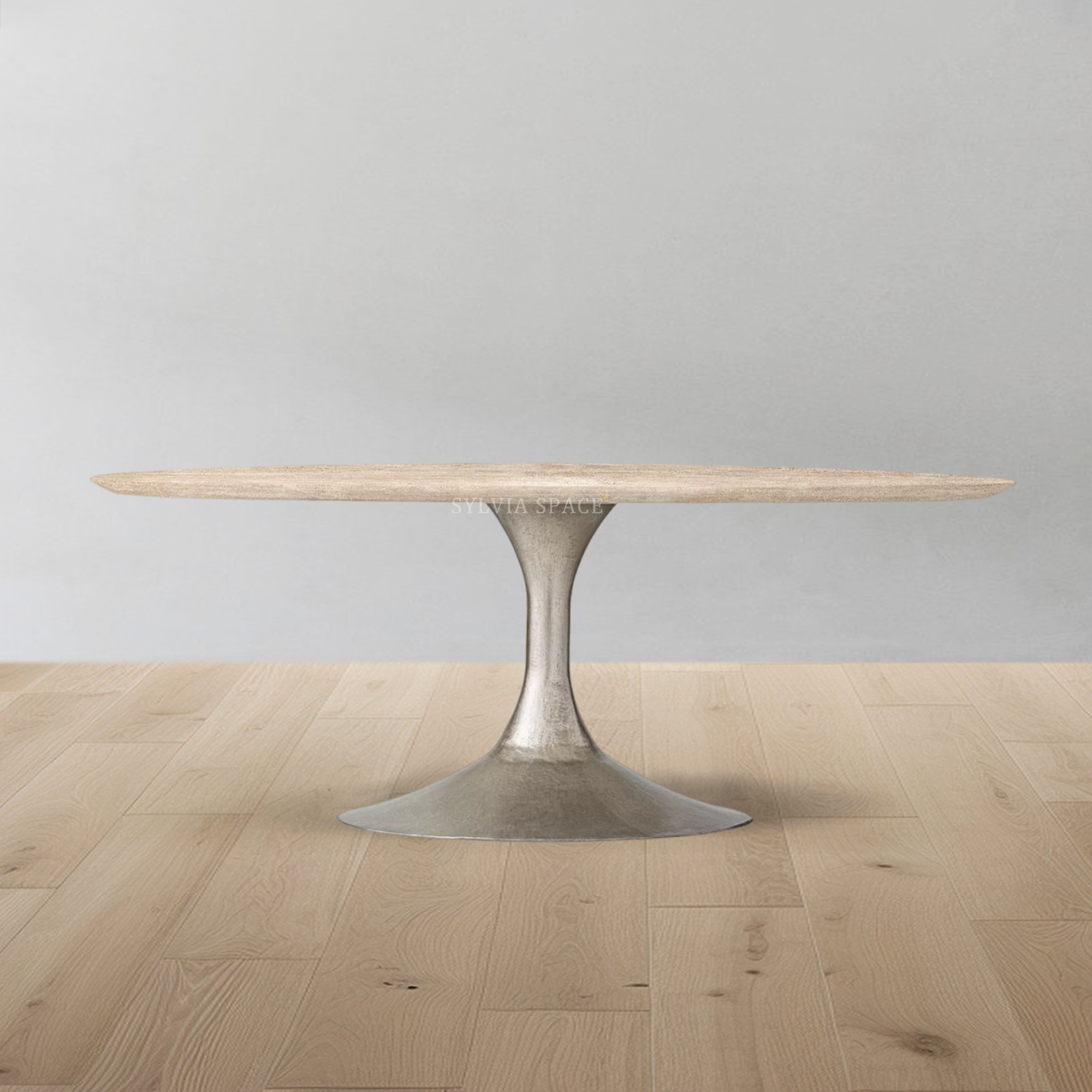 Aero Stone Oval Dining Table