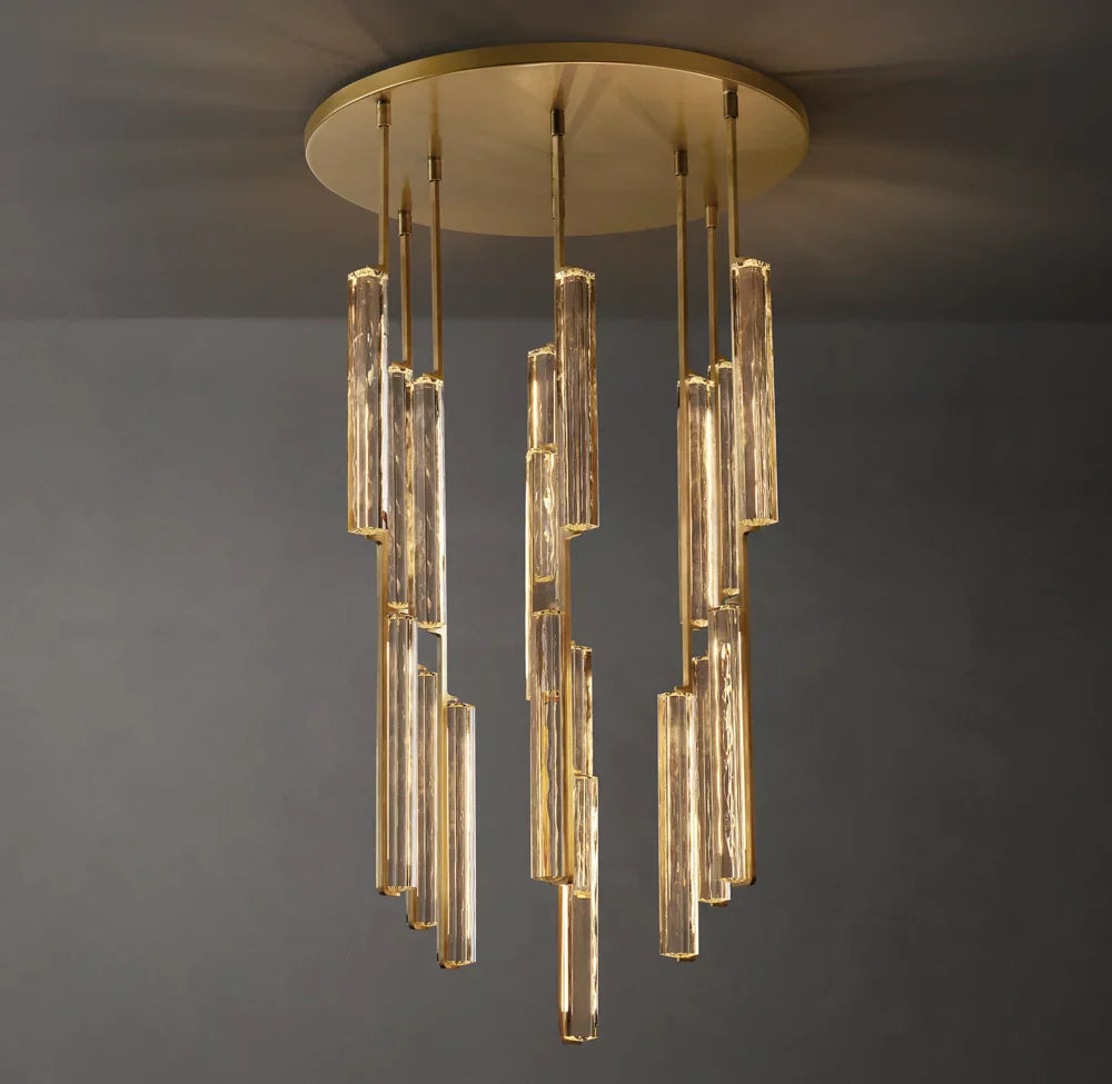 Audubon Crystal Round Chandelier 40"