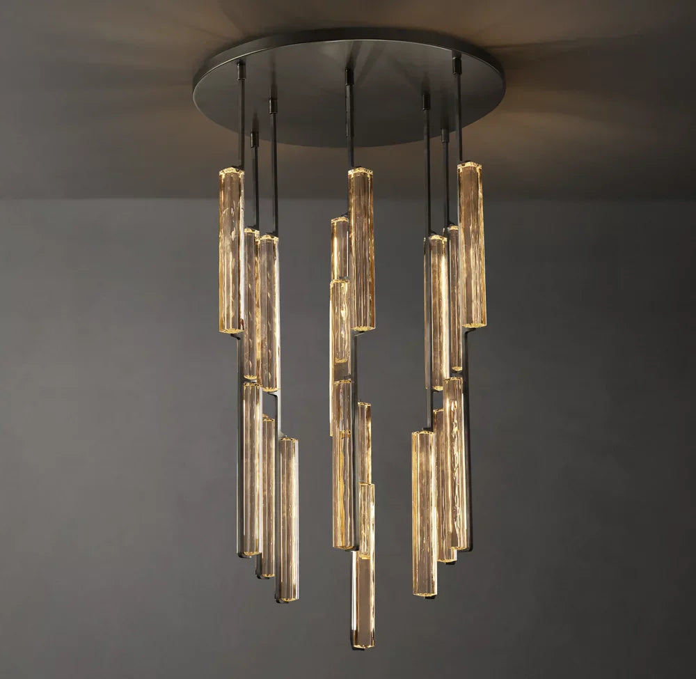 Audubon Crystal Round Chandelier 40"