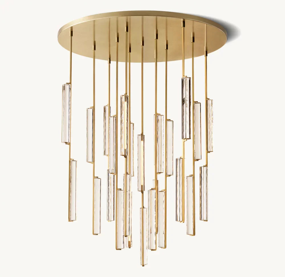 Audubon Crystal Round Chandelier 56"