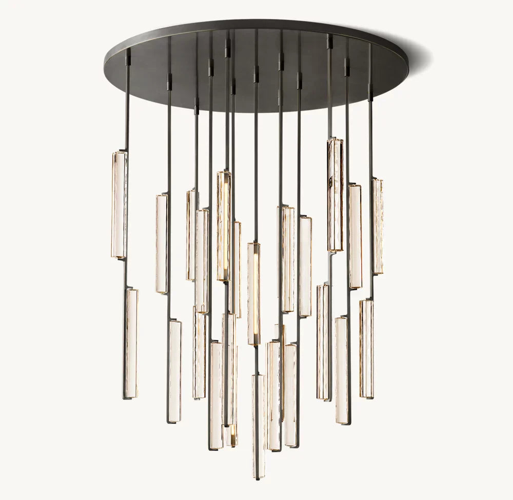 Audubon Crystal Round Chandelier 56"
