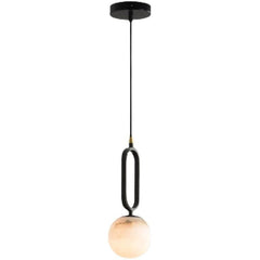 Dina Alabaster Modern Pendant 6"