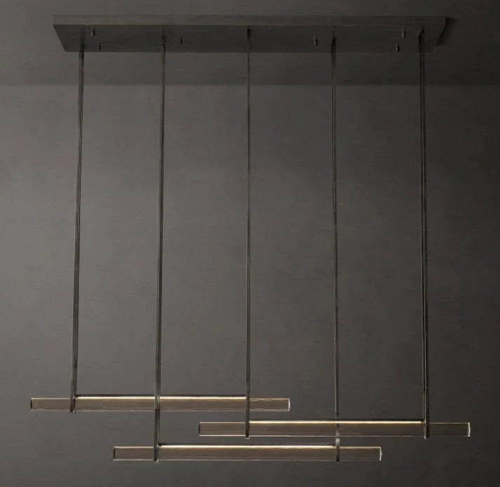 Audubon Triple Bar Linear Chandelier
