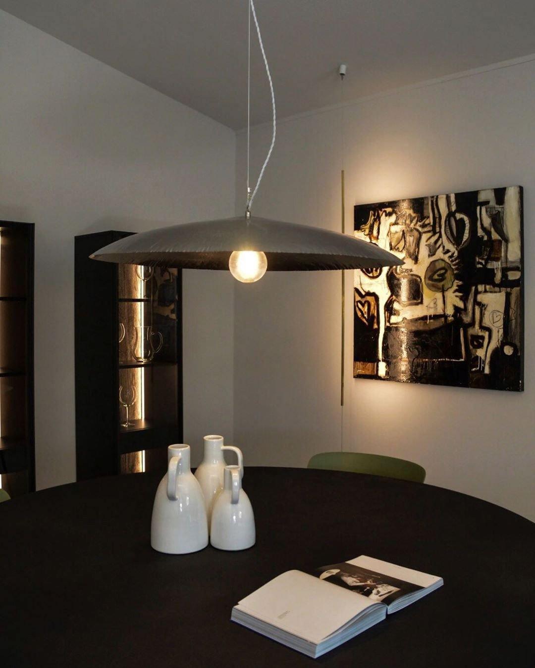 Naniv Brass Shade Hammered Pendant Light
