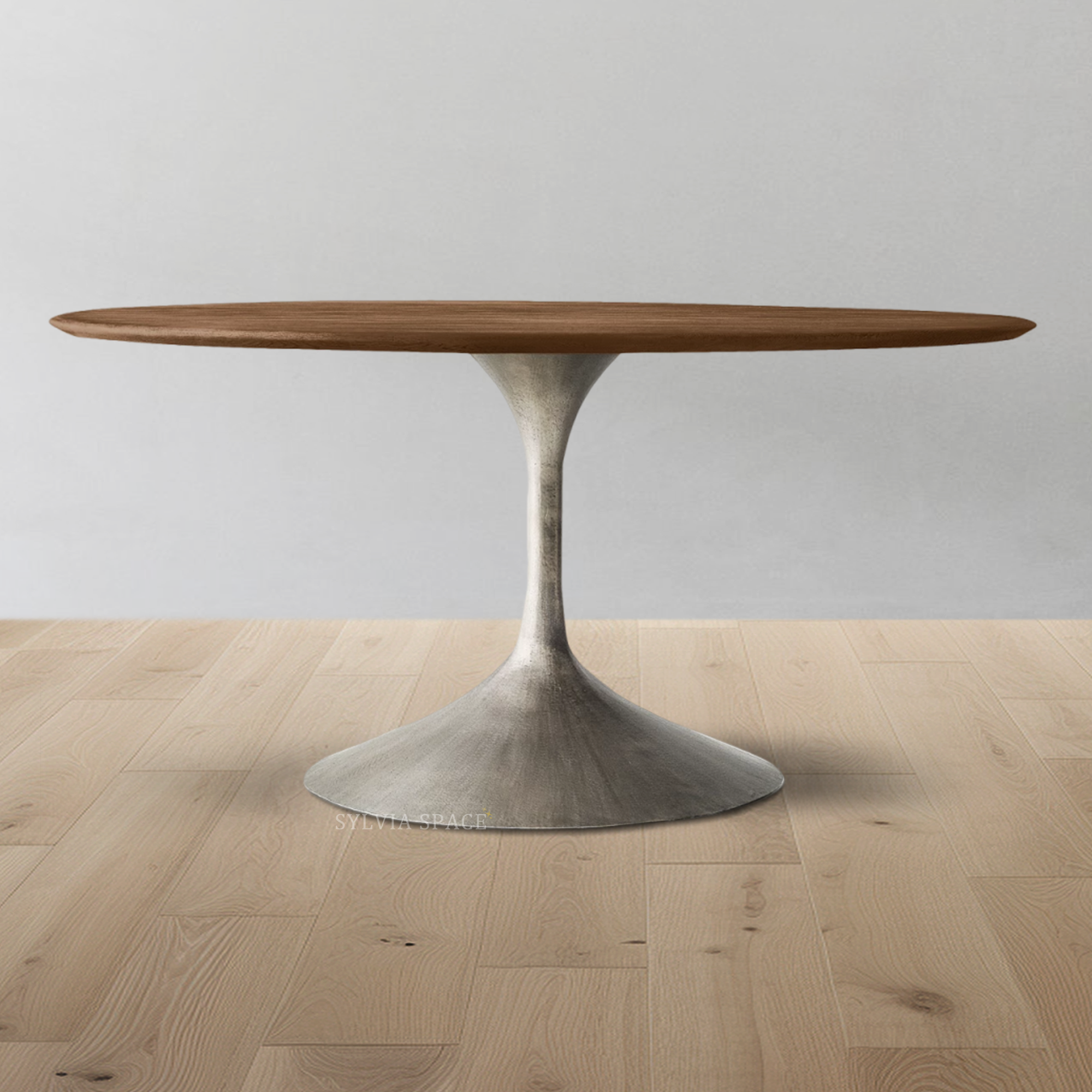 Aero Wood Round Dining Table