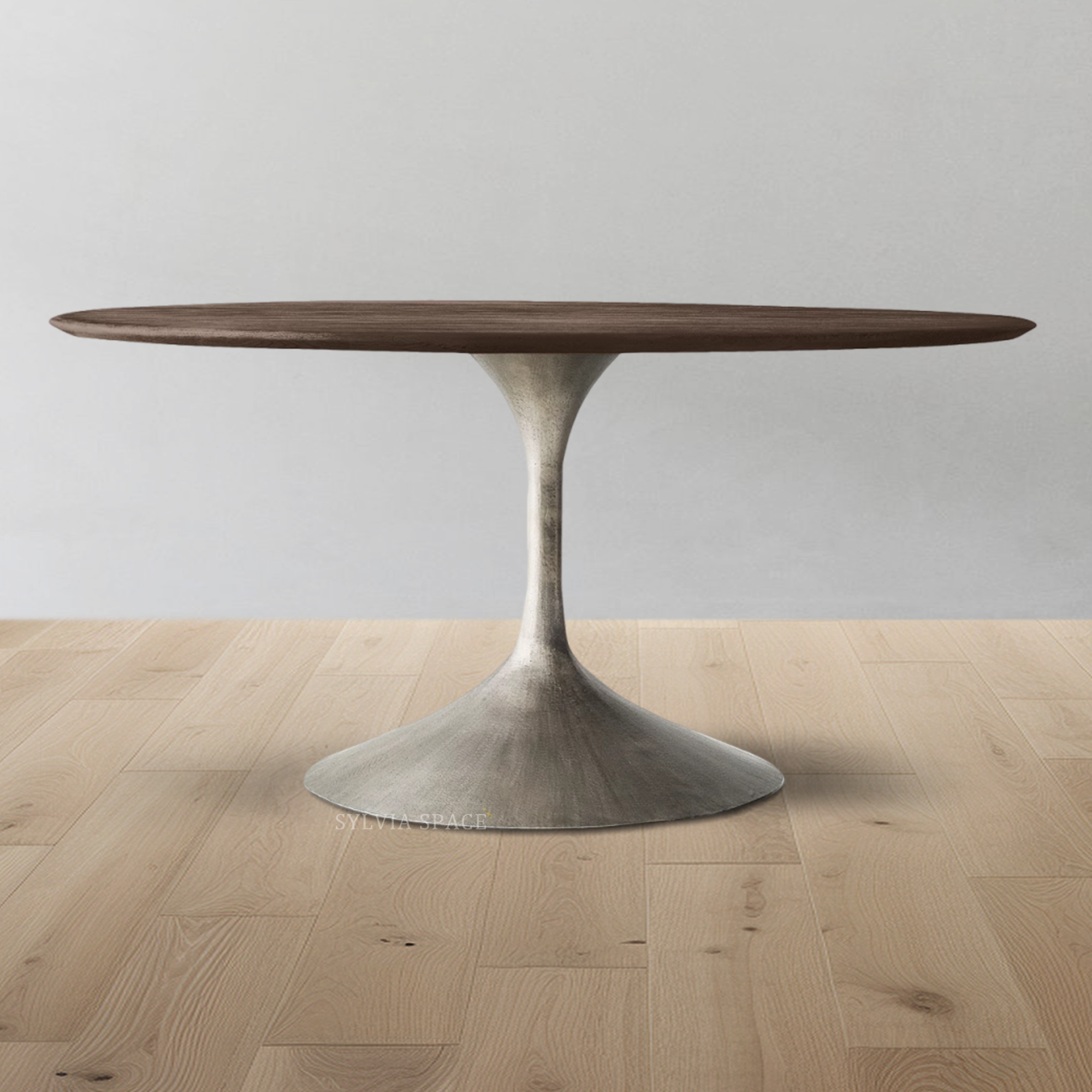 Aero Wood Round Dining Table