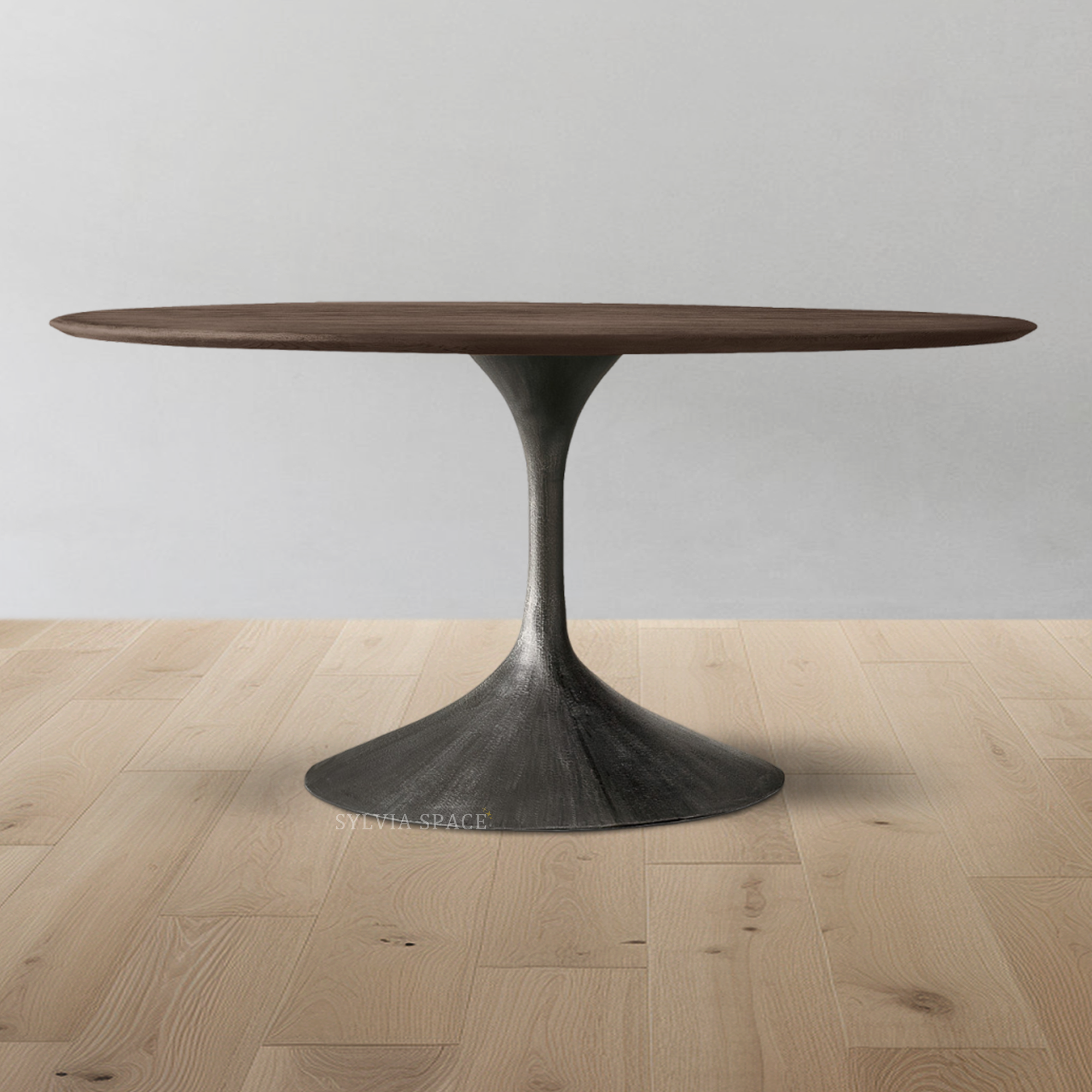 Aero Wood Round Dining Table
