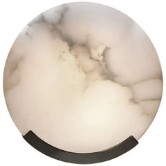 Dina Alabaster Plate Sconce 7"D