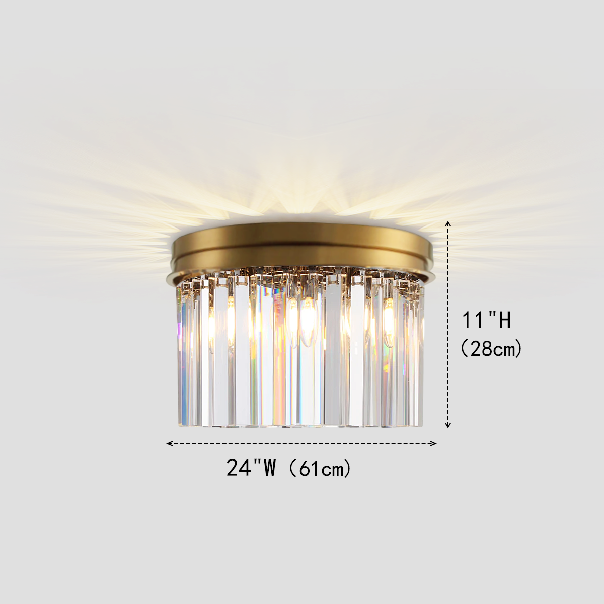 Apex Odeon Flushmount 1-Tier