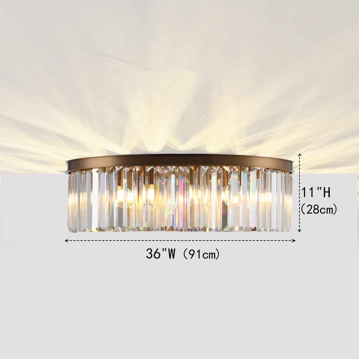 Apex Odeon Flushmount 1-Tier
