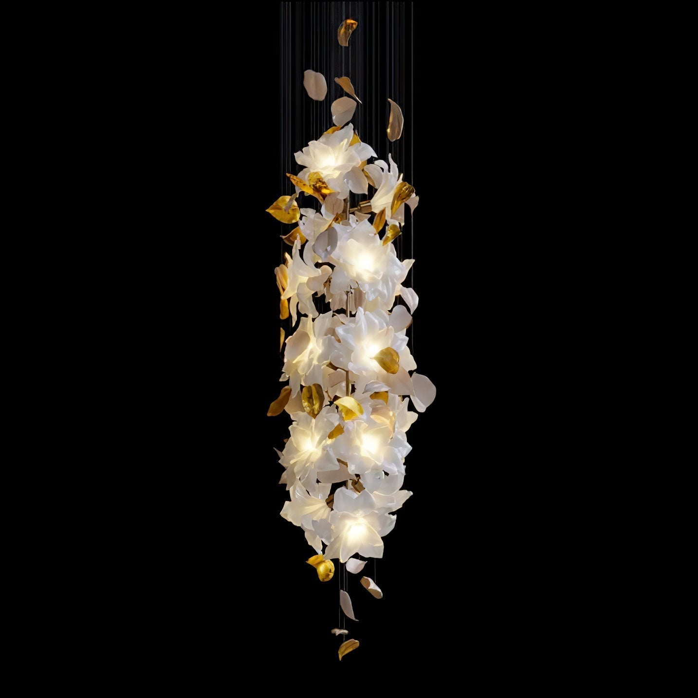 Flora Flying Flowers Fluttering Chandelier