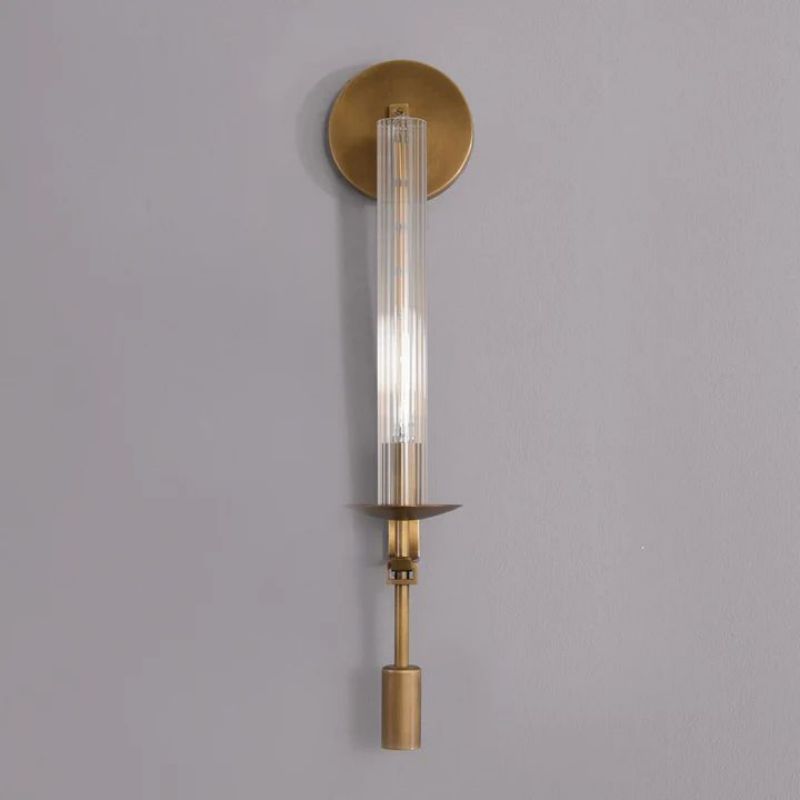 Candle Shape Vintage Single Sconce