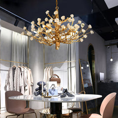 Flora Gemstone Branch Chandelier