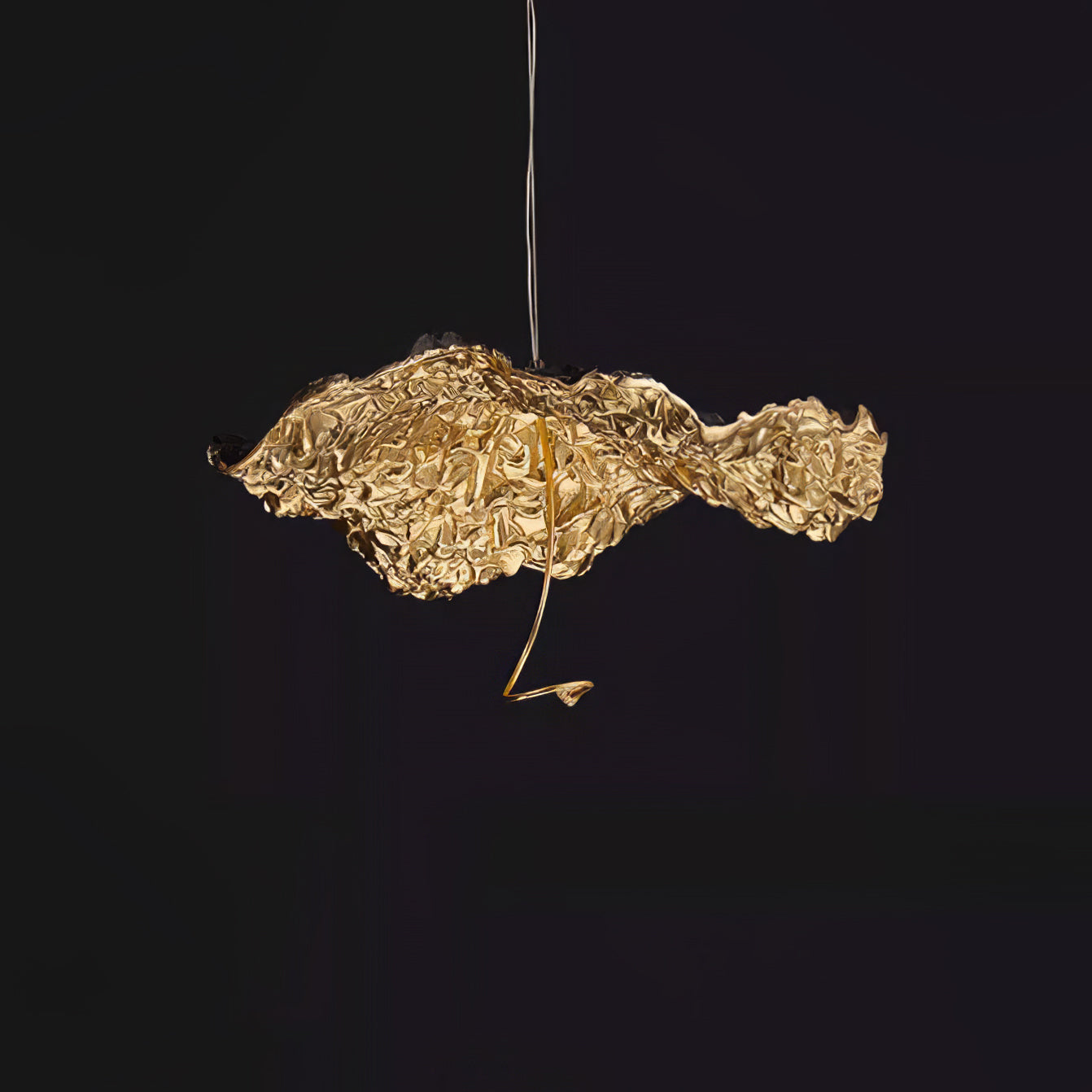 Naniv Brass Shade Aviary Constellation Chandelier