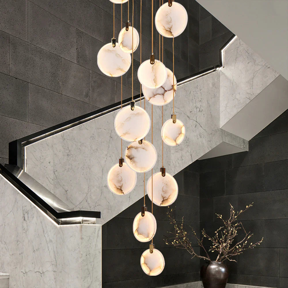 Egwent Harvest Alabaster Dish Chandelier