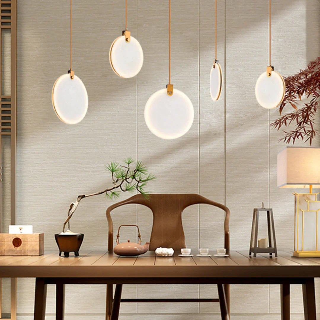 Egwent Harvest Alabaster Dish Chandelier