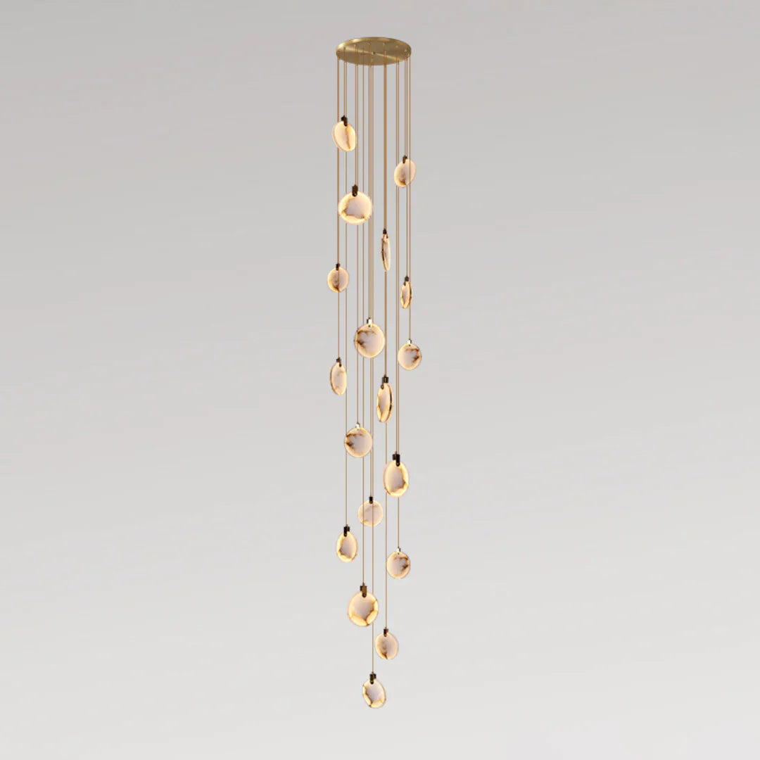 Egwent Harvest Alabaster Dish Chandelier