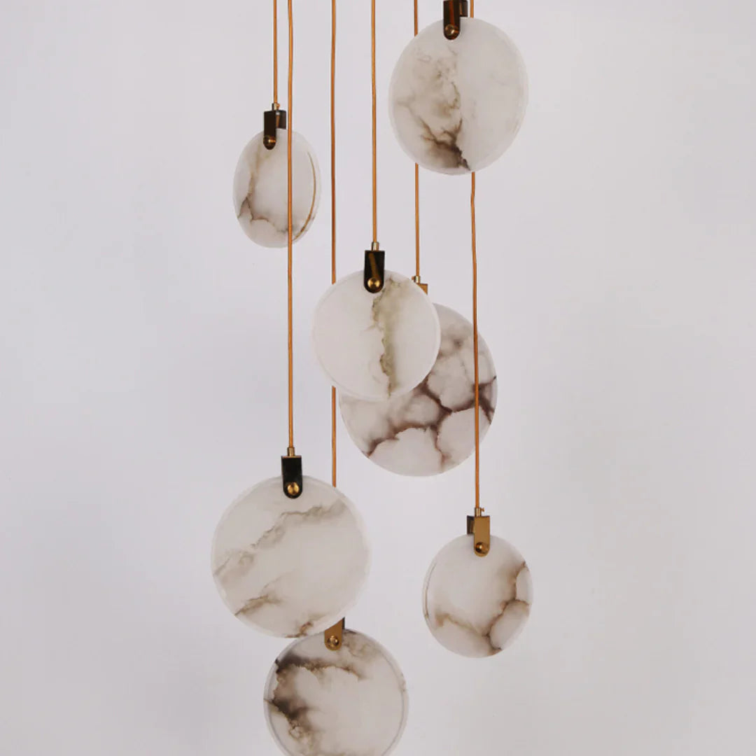 Egwent Harvest Alabaster Dish Chandelier