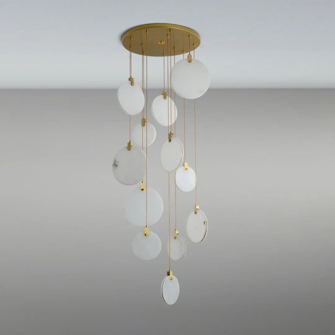 Egwent Harvest Alabaster Dish Chandelier