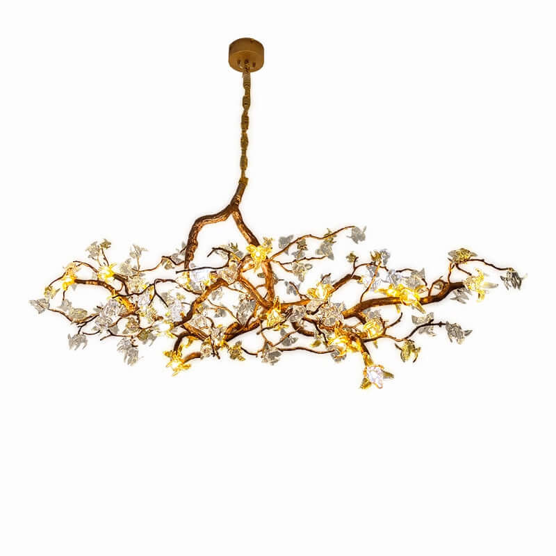 Flora Aosta Branch Glass Flower Chandelier