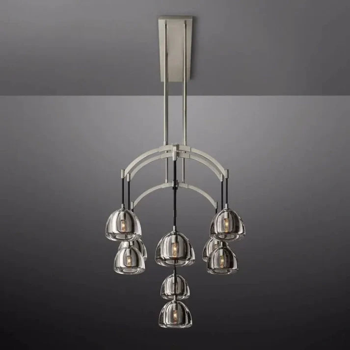 Hemisophere Linear Chandelier 54"