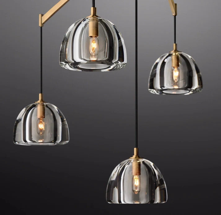 Hemisophere Linear Chandelier 72"