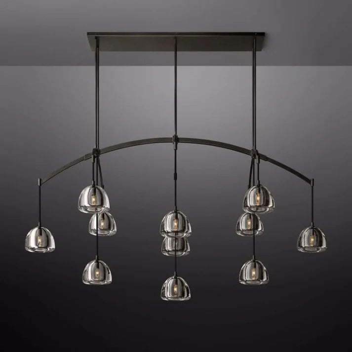 Hemisophere Linear Chandelier 72"