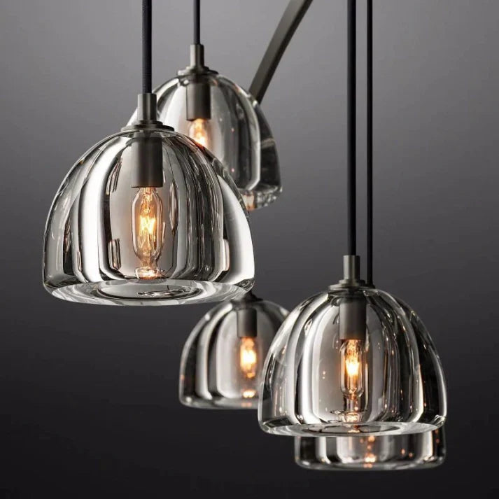 Hemisophere Linear Chandelier 72"