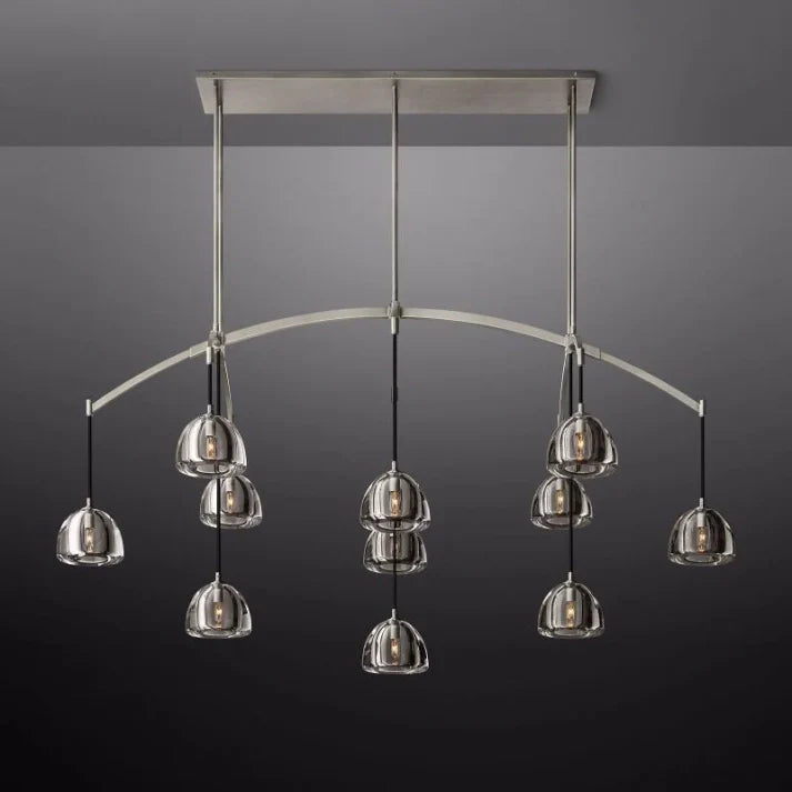 Hemisophere Linear Chandelier 72"
