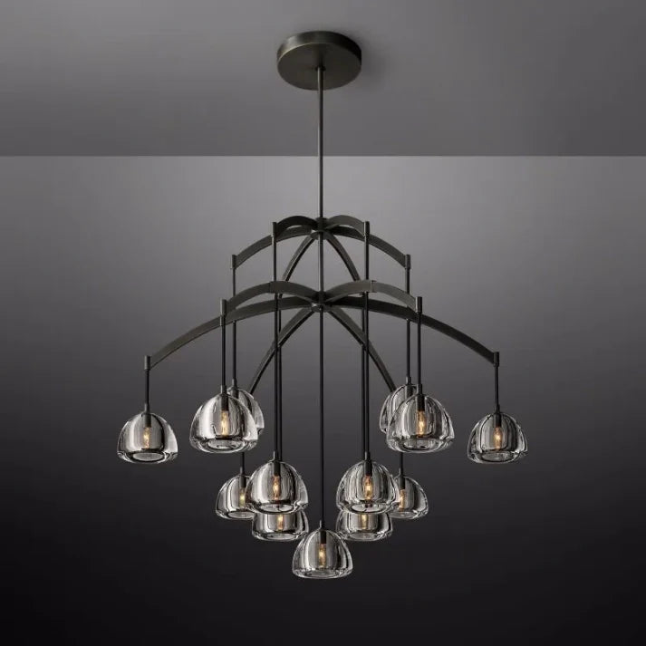 Hemisophere Round Chandelier 48"