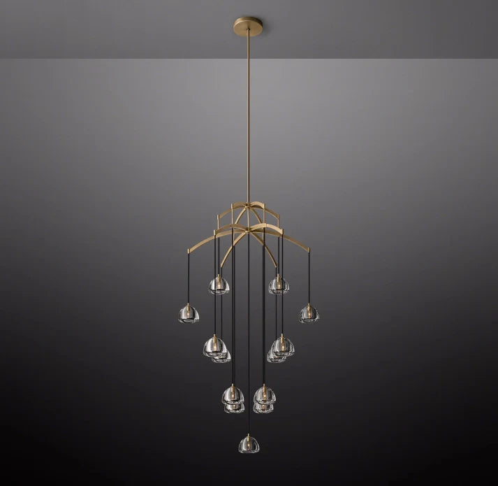 Hemisophere Round Chandelier 48"