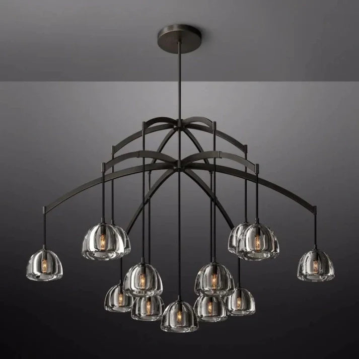 Hemisophere Round Chandelier 60''