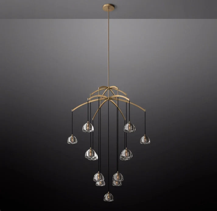 Hemisophere Round Chandelier 60''