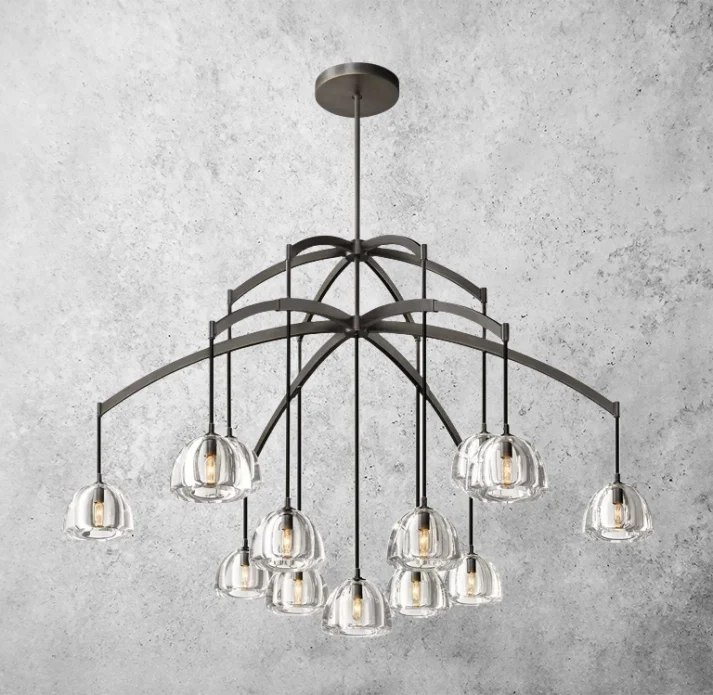 Hemisophere Round Chandelier 60''