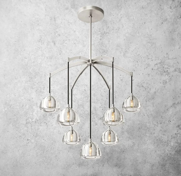 Hemisophere Round Chandelier 36"