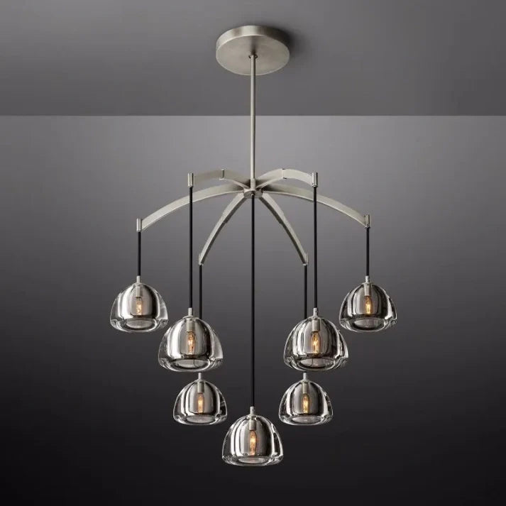 Hemisophere Round Chandelier 36"