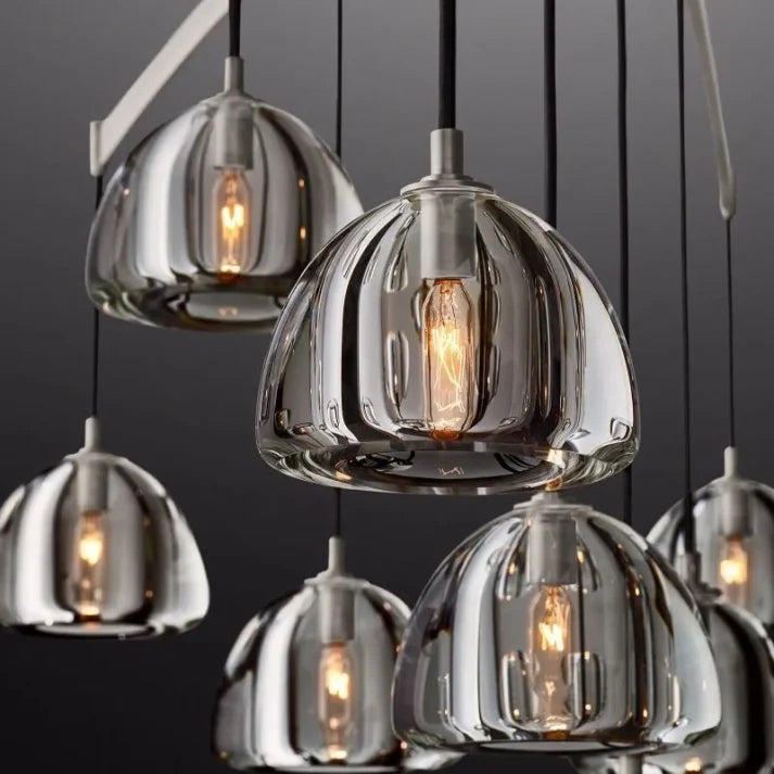 Hemisophere Round Chandelier 36"