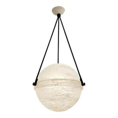 Dina Alabaster Globe Pendant Light 10"D 20"D