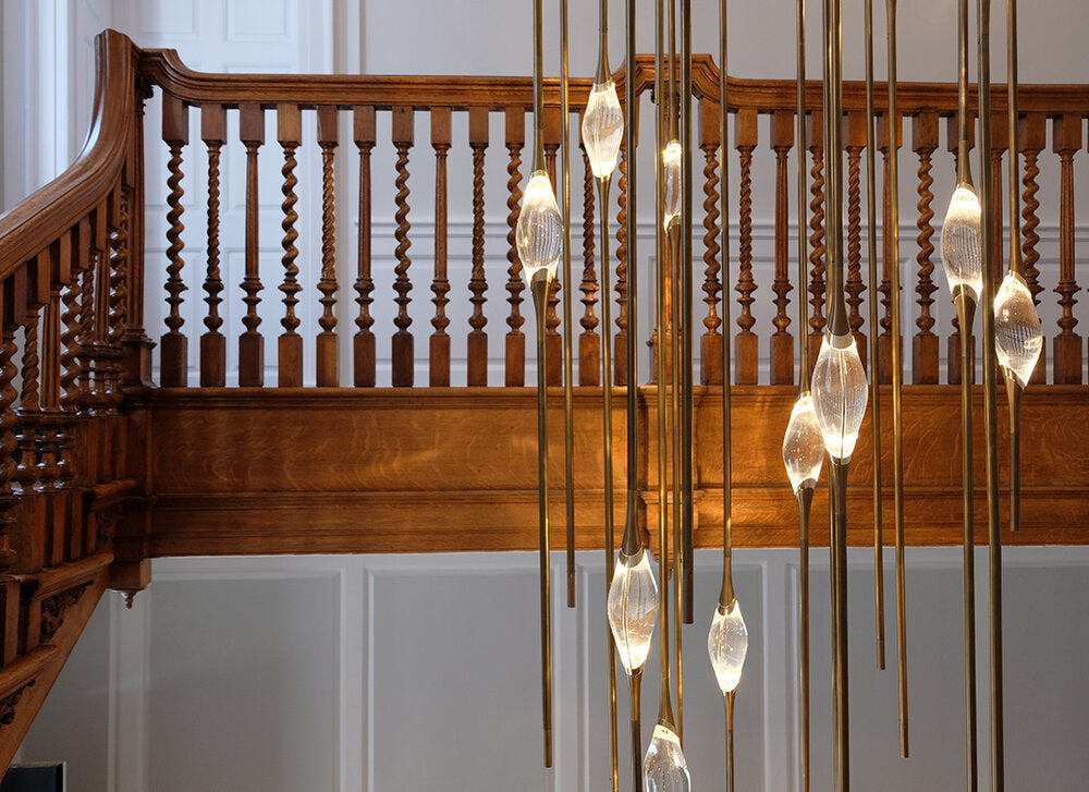 PEZEO CRYSTAL CHANDELIER 21''HPEZZEO CRYSTAL CHANDELIER 21''H