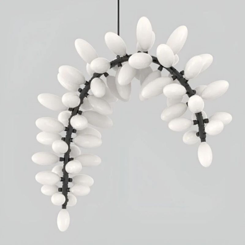 Harris Art Grape Arch Branch Chandelier