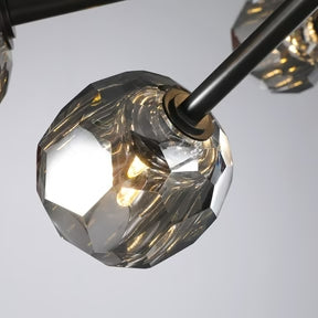 Belle Round Chandelier Clear and Smoke 24'' 36'' 48'' 60'' 72''