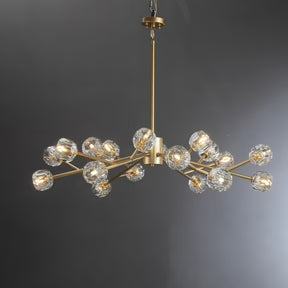 Belle Round Chandelier Clear and Smoke 24'' 36'' 48'' 60'' 72''