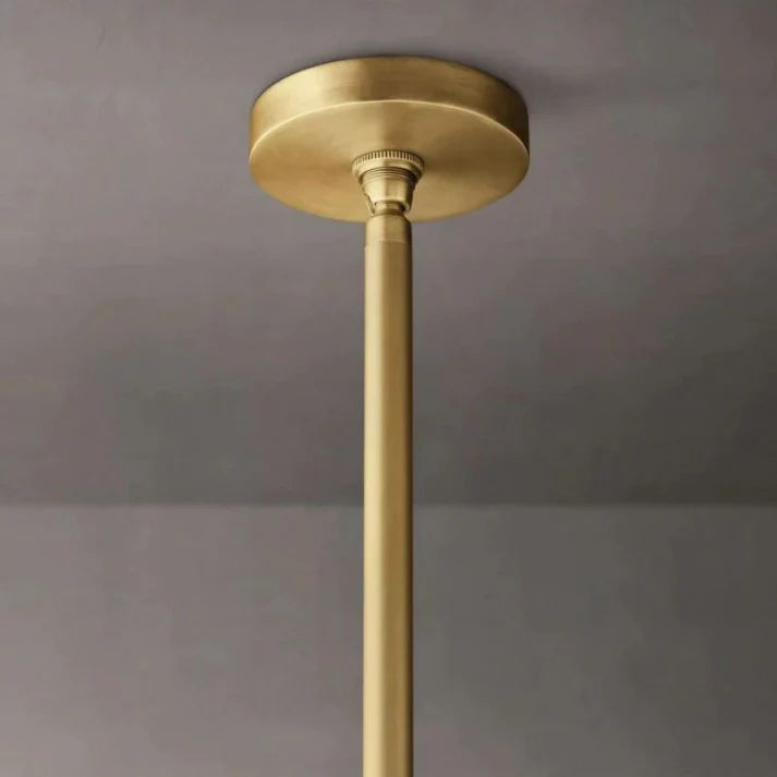Kuseay Glass Round Chandelier 60"