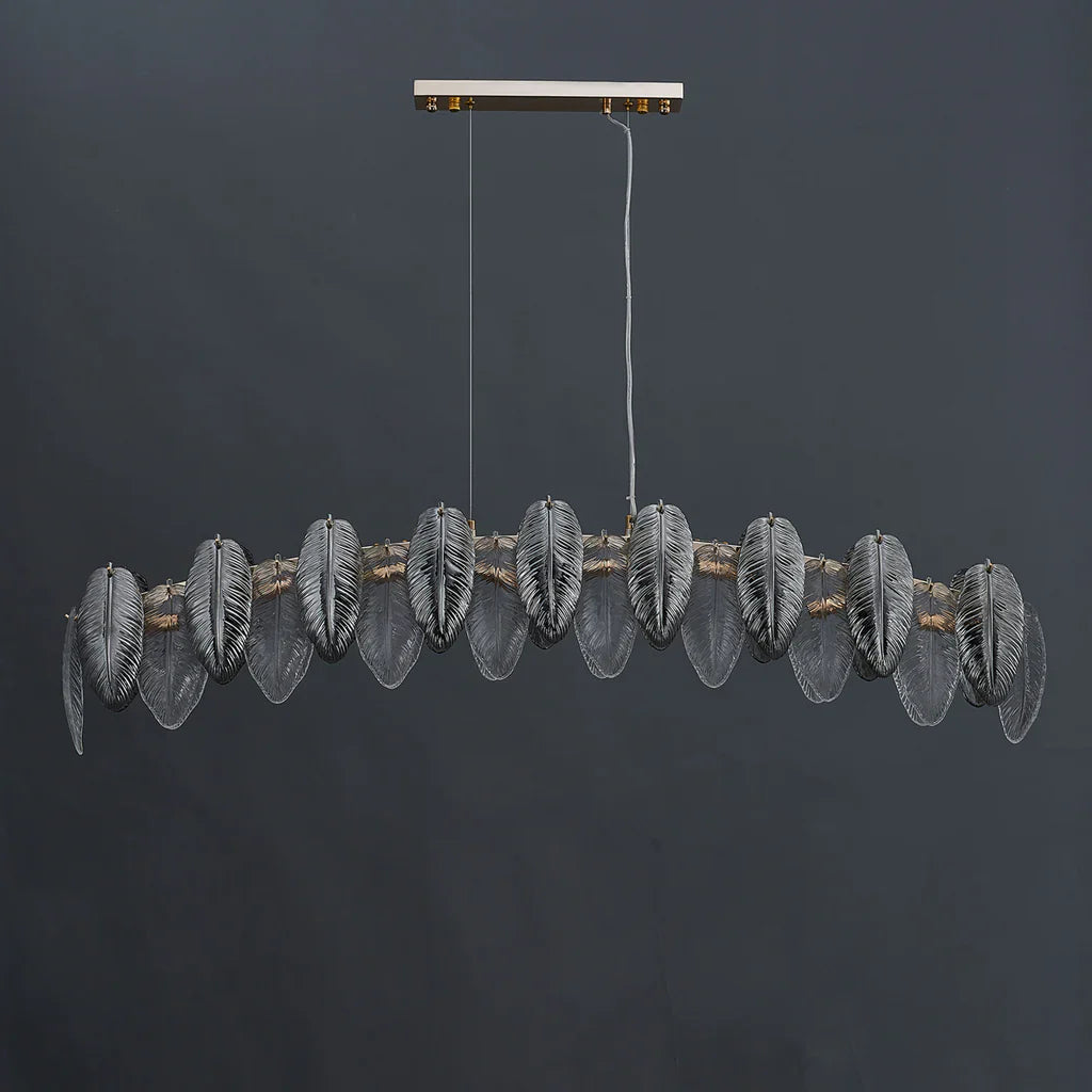 Llona Contemporary Plume Chandelier